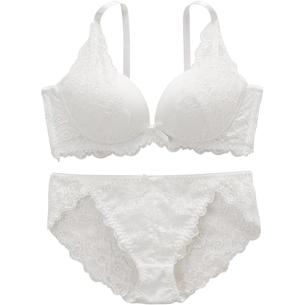 Amazon | 大きいサイズ ブラジャー ショーツセット レディース 下着